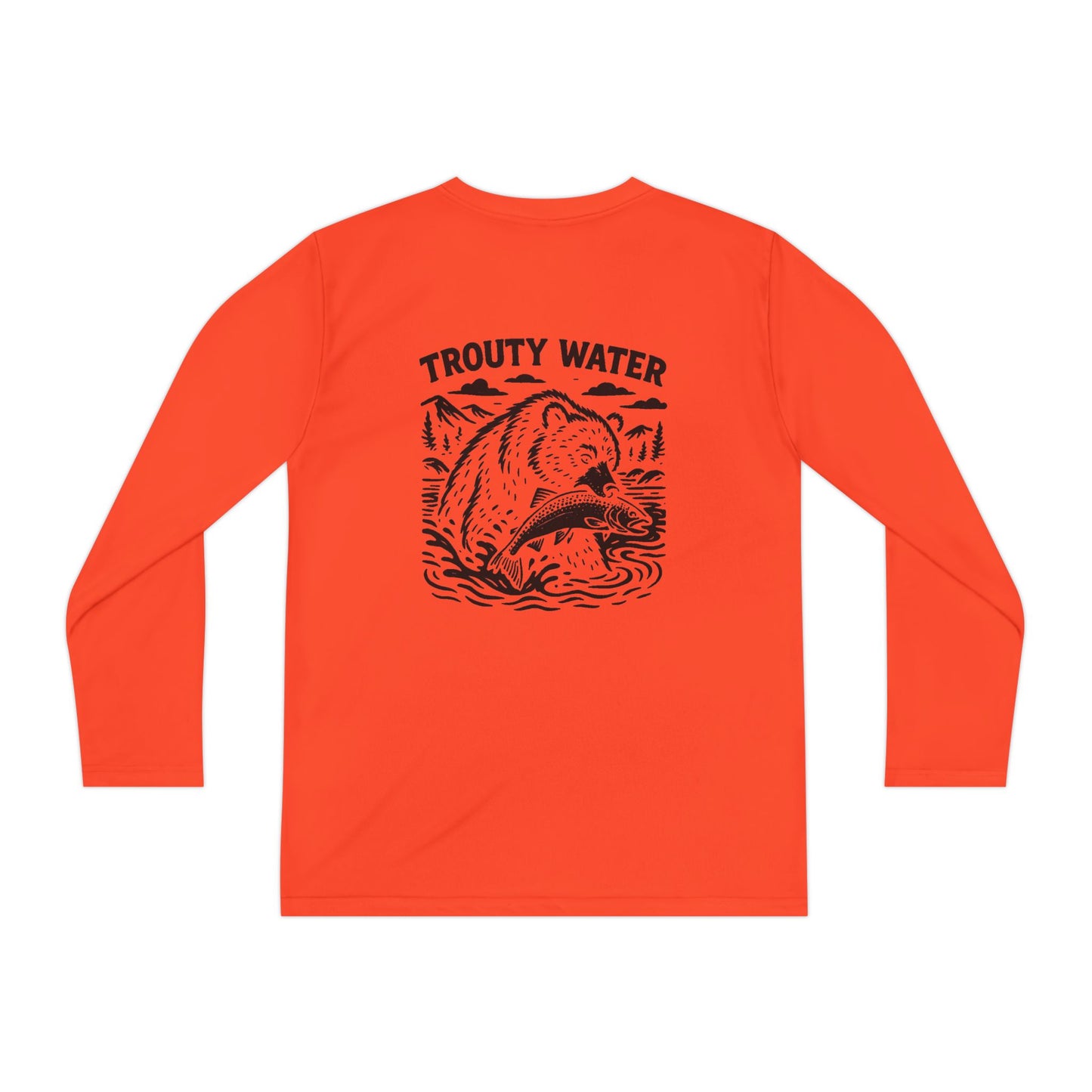 Trouty Water Bear - Youth Long Sleeve Tee
