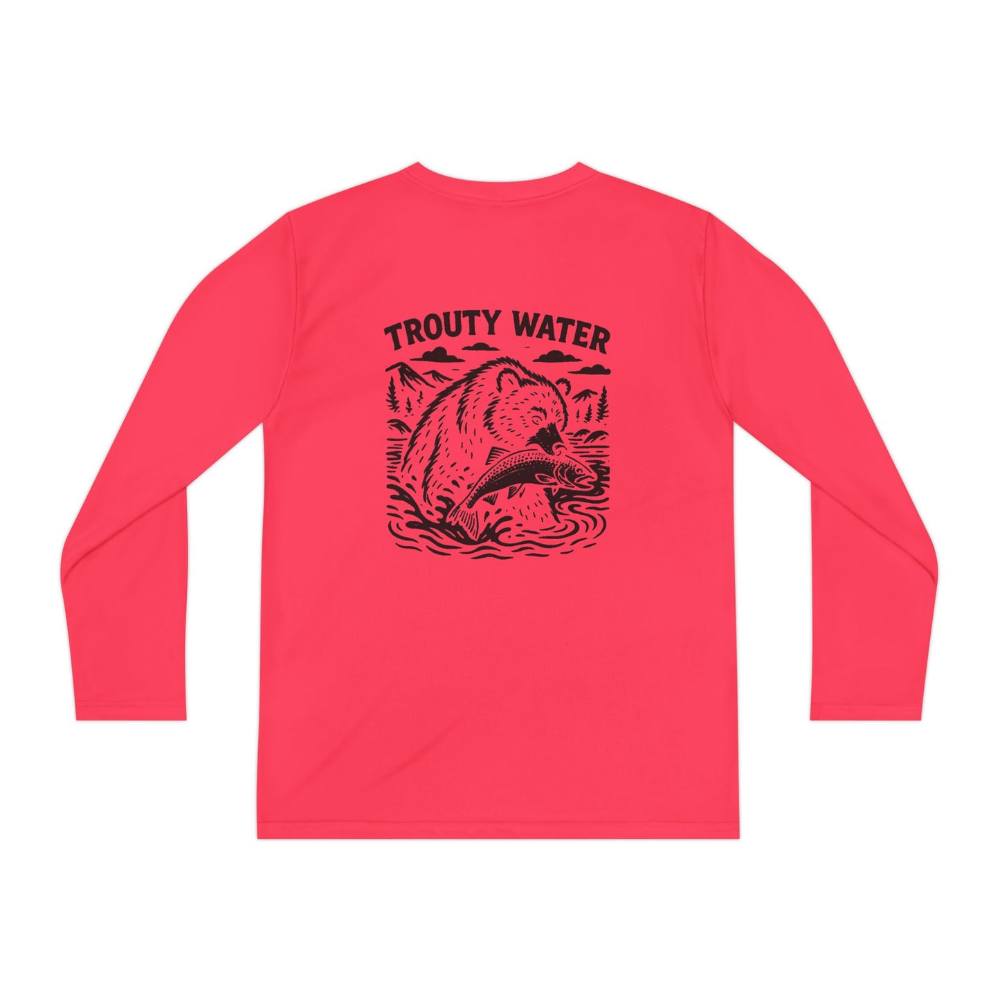 Trouty Water Bear - Youth Long Sleeve Tee