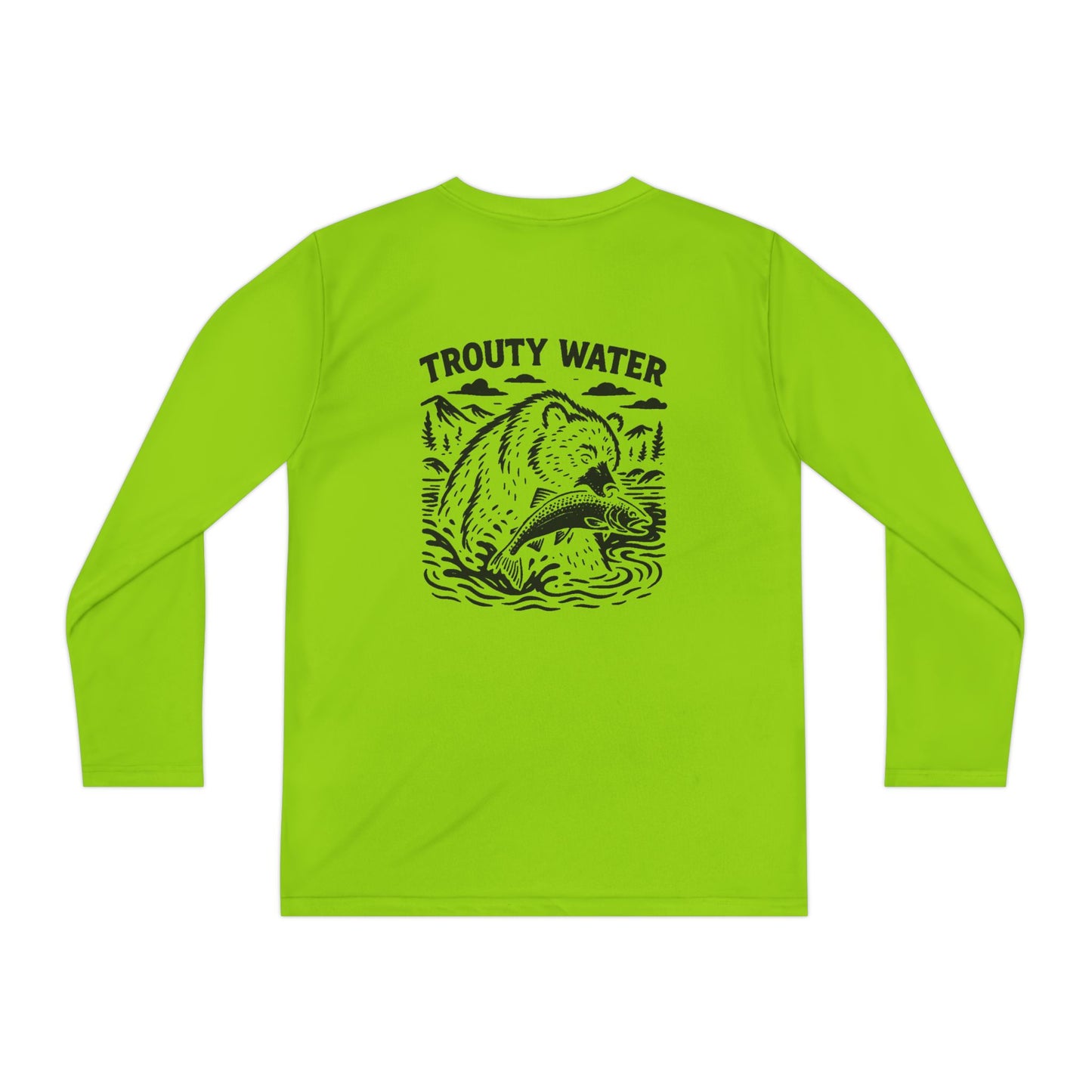 Trouty Water Bear - Youth Long Sleeve Tee