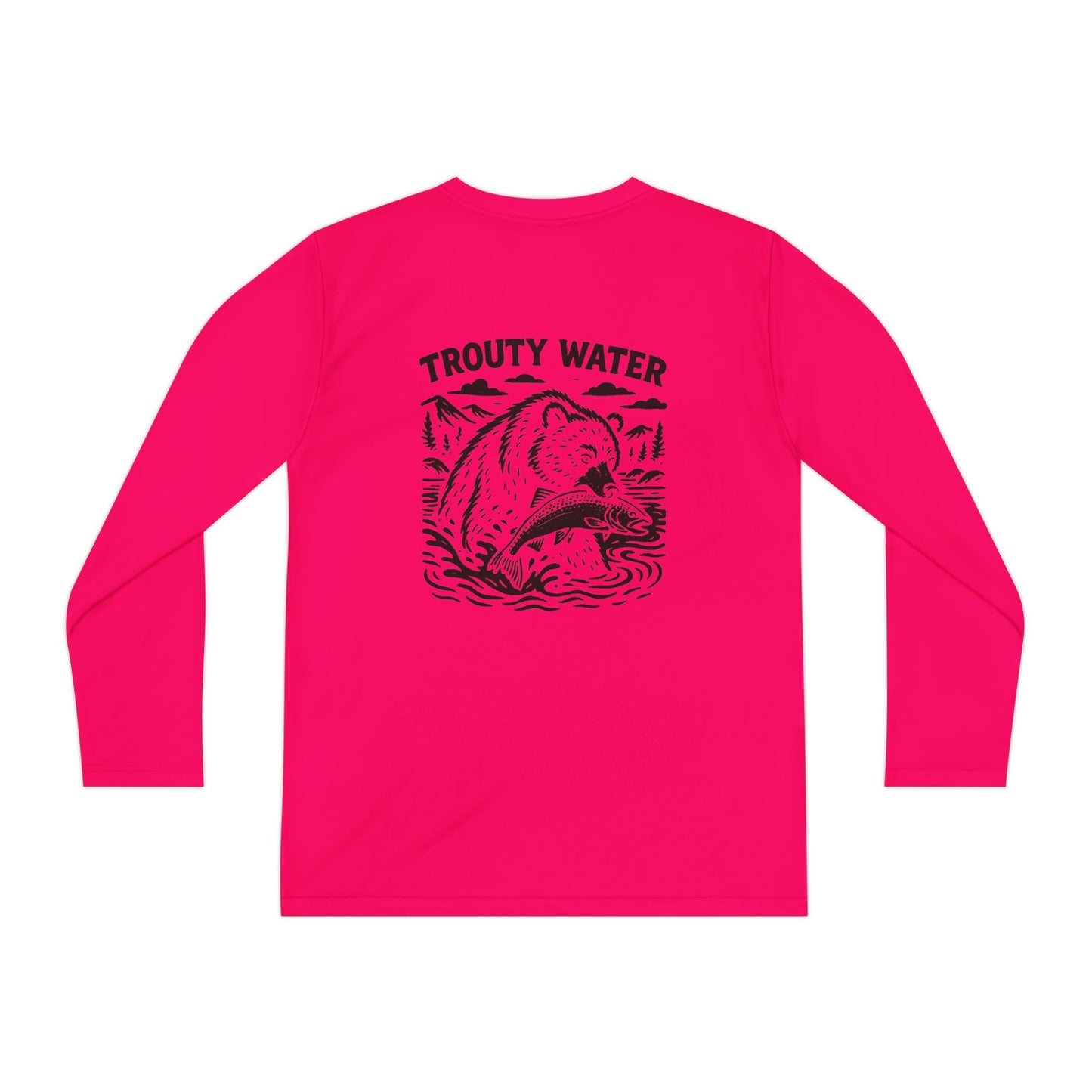 Trouty Water Bear - Youth Long Sleeve Tee