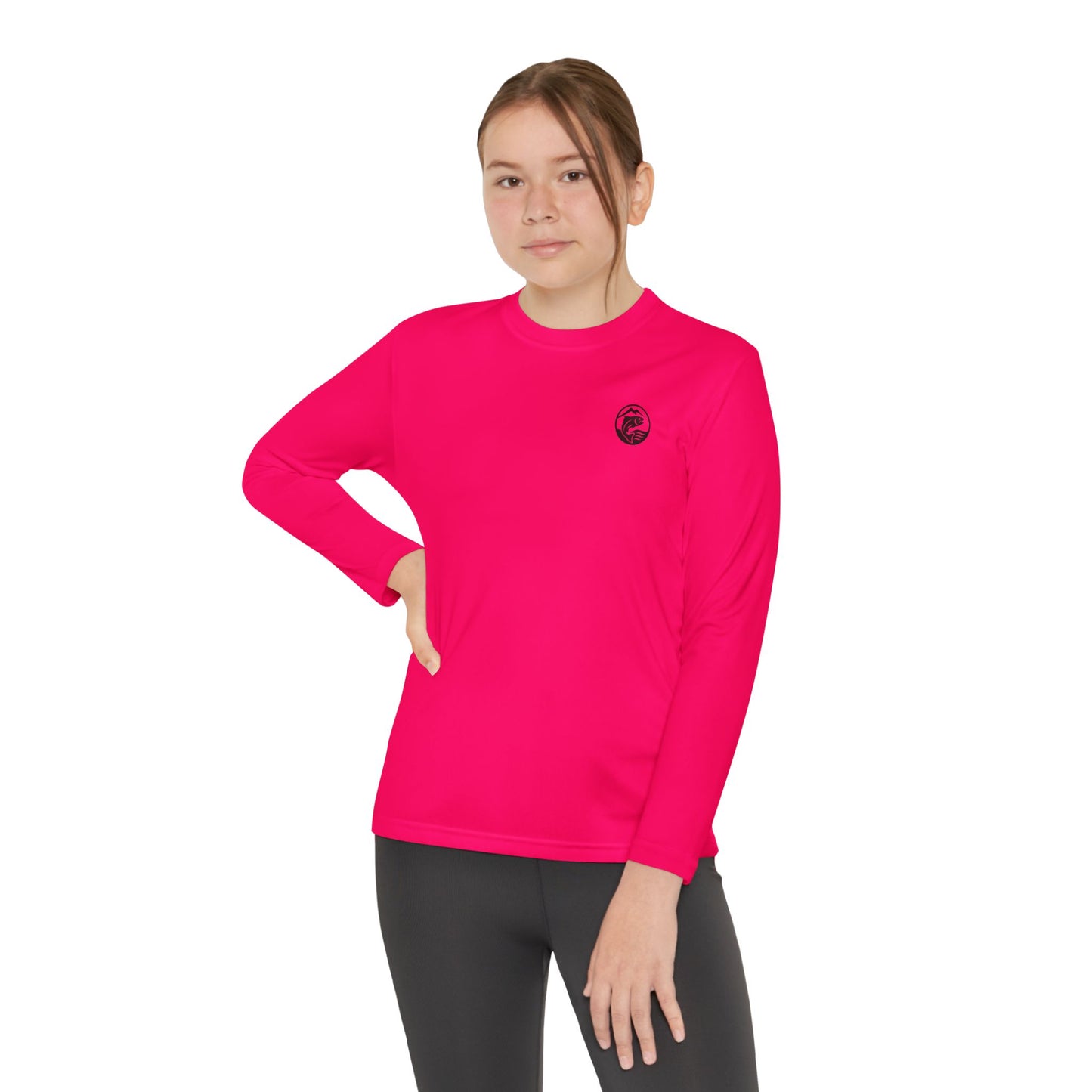 Trouty Water Bear - Youth Long Sleeve Tee