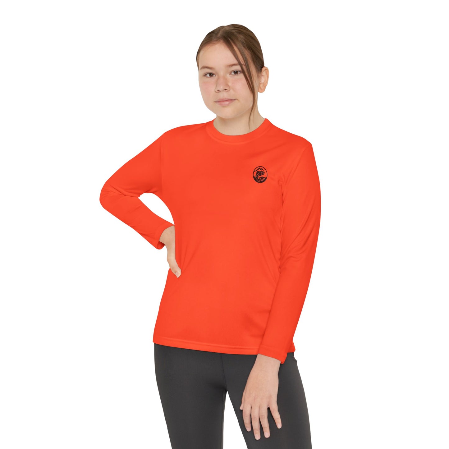 Trouty Water Bear - Youth Long Sleeve Tee