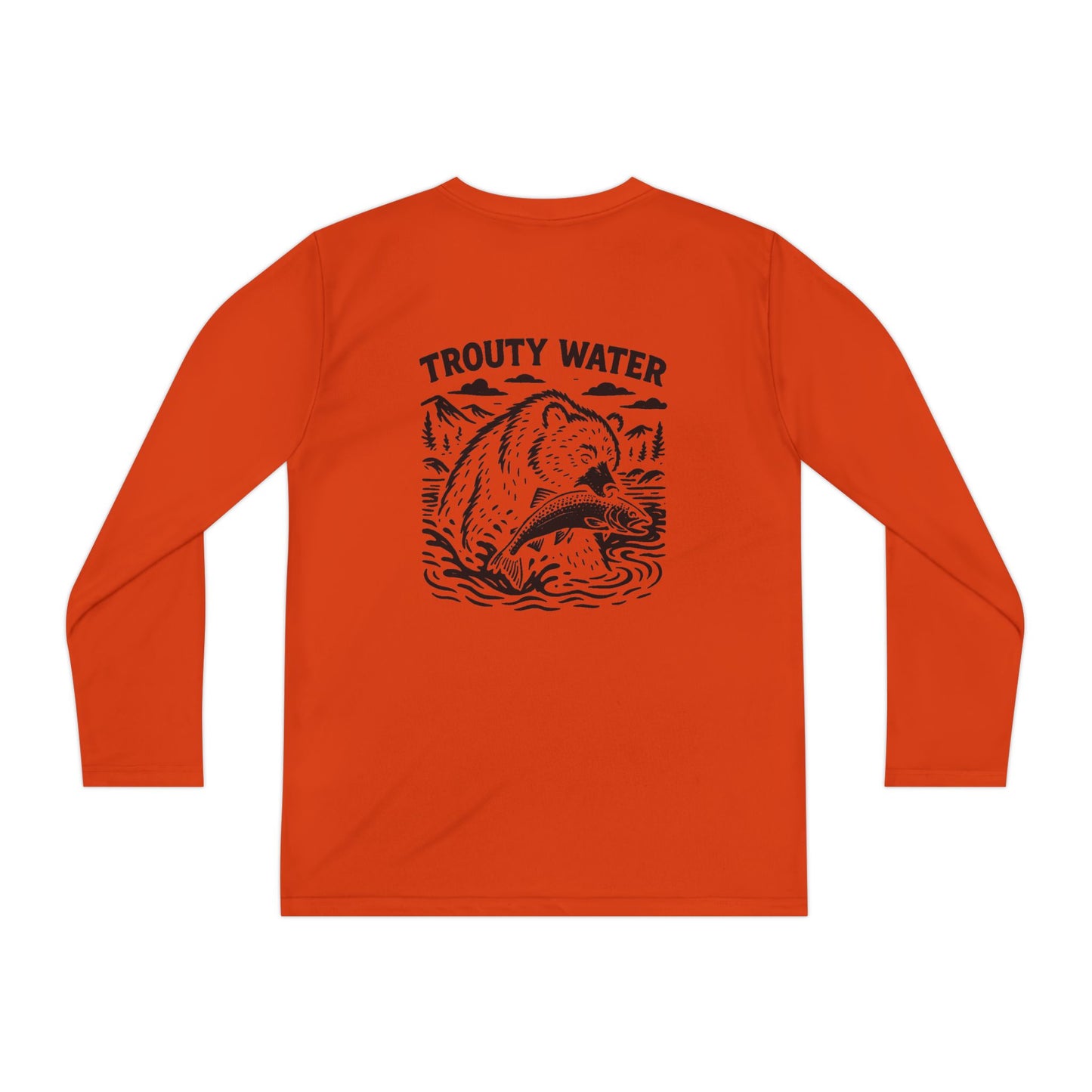 Trouty Water Bear - Youth Long Sleeve Tee