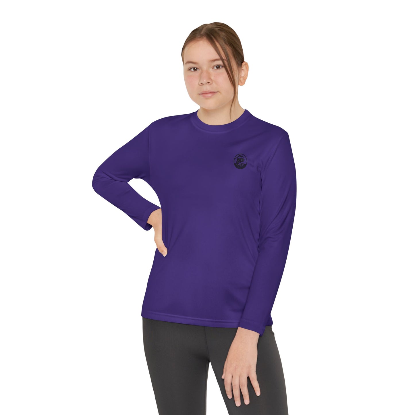 Trouty Water Bear - Youth Long Sleeve Tee
