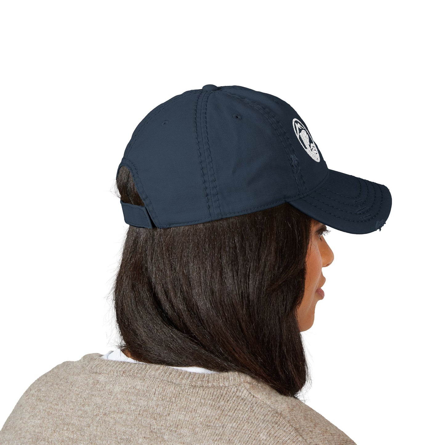 Copy of Trouty Water Distressed Dad Hat - Fishing Lifestyle Cap