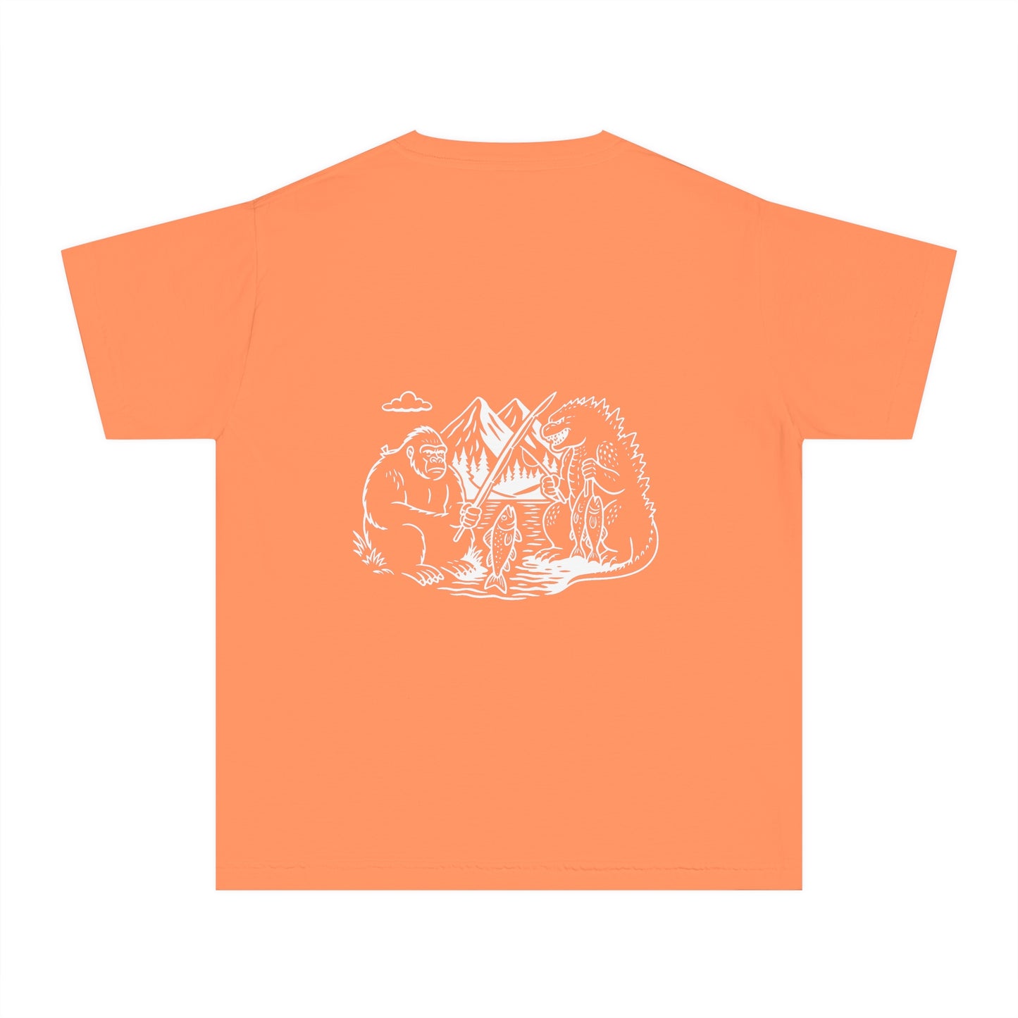 Adventure-Inspired Youth Midweight Tee, Camping Shirt, Outdoor Fun Tee, Kids Hiking Apparel, Nature Outing Top, Travel Shirt