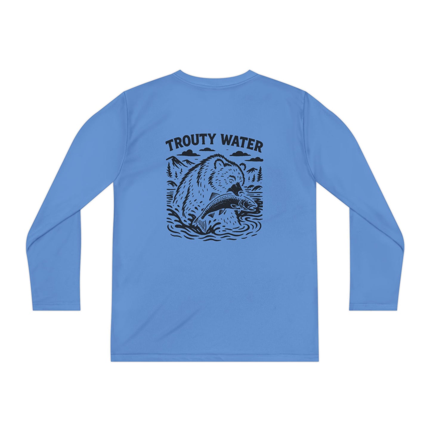 Trouty Water Bear - Youth Long Sleeve Tee