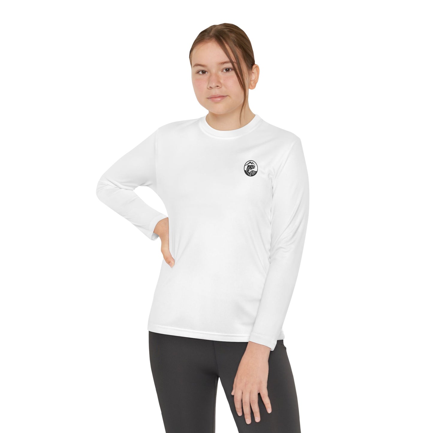 Trouty Water Bear - Youth Long Sleeve Tee