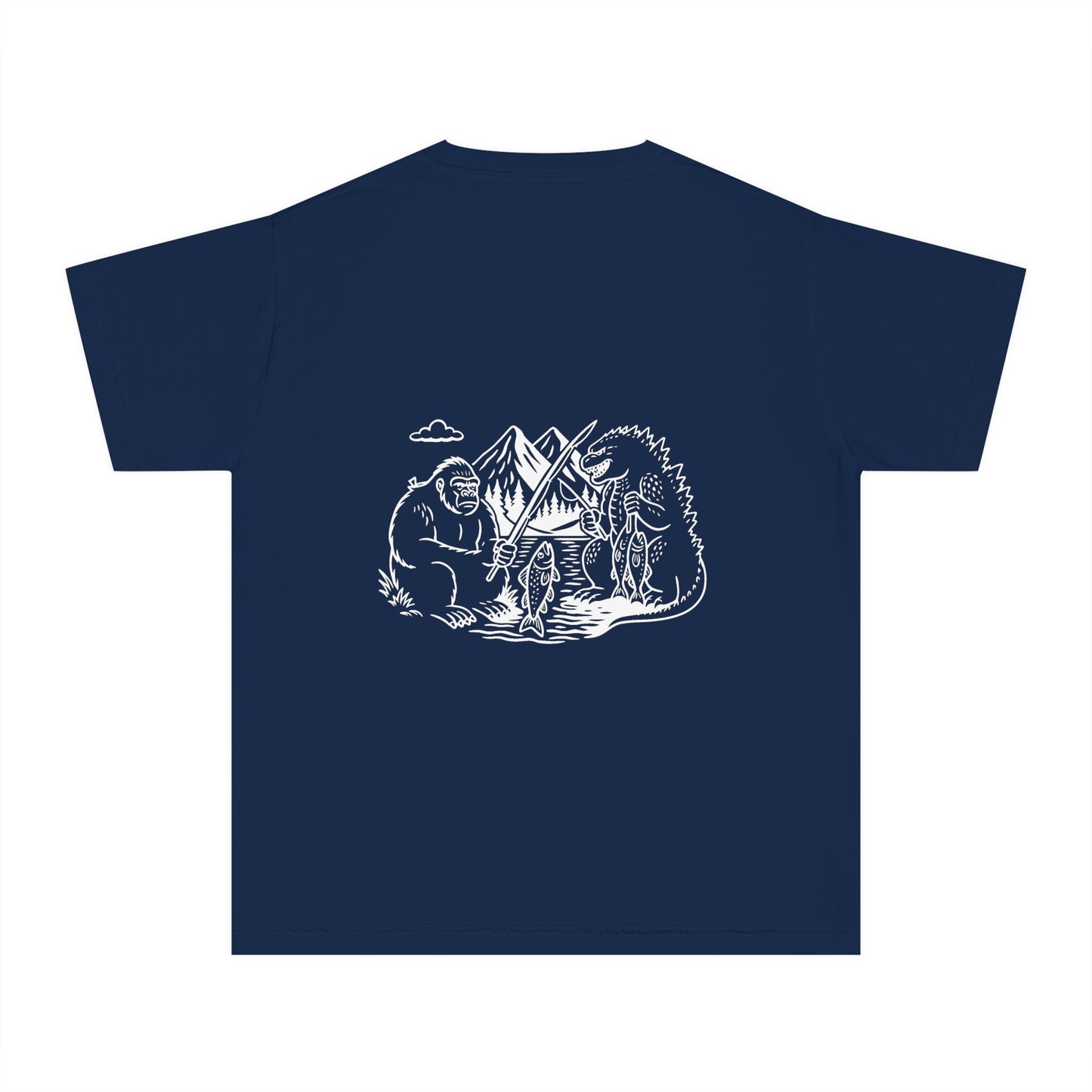 Adventure-Inspired Youth Midweight Tee, Camping Shirt, Outdoor Fun Tee, Kids Hiking Apparel, Nature Outing Top, Travel Shirt