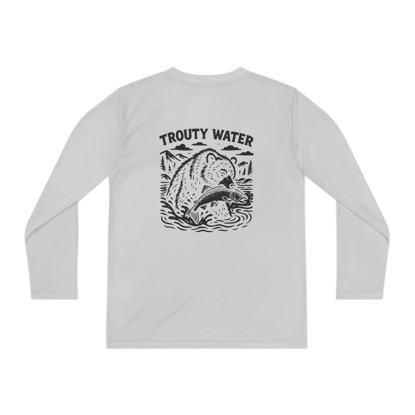 Trouty Water Bear - Youth Long Sleeve Tee