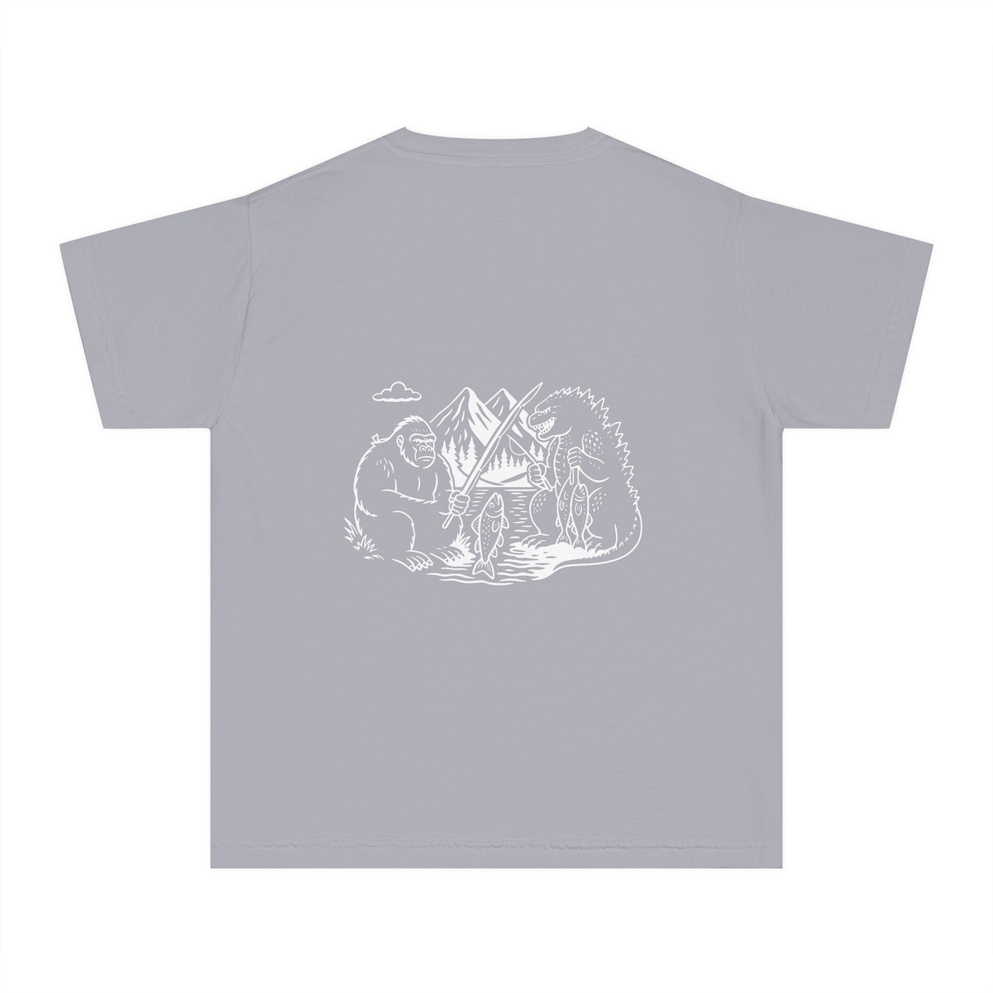 Adventure-Inspired Youth Midweight Tee, Camping Shirt, Outdoor Fun Tee, Kids Hiking Apparel, Nature Outing Top, Travel Shirt