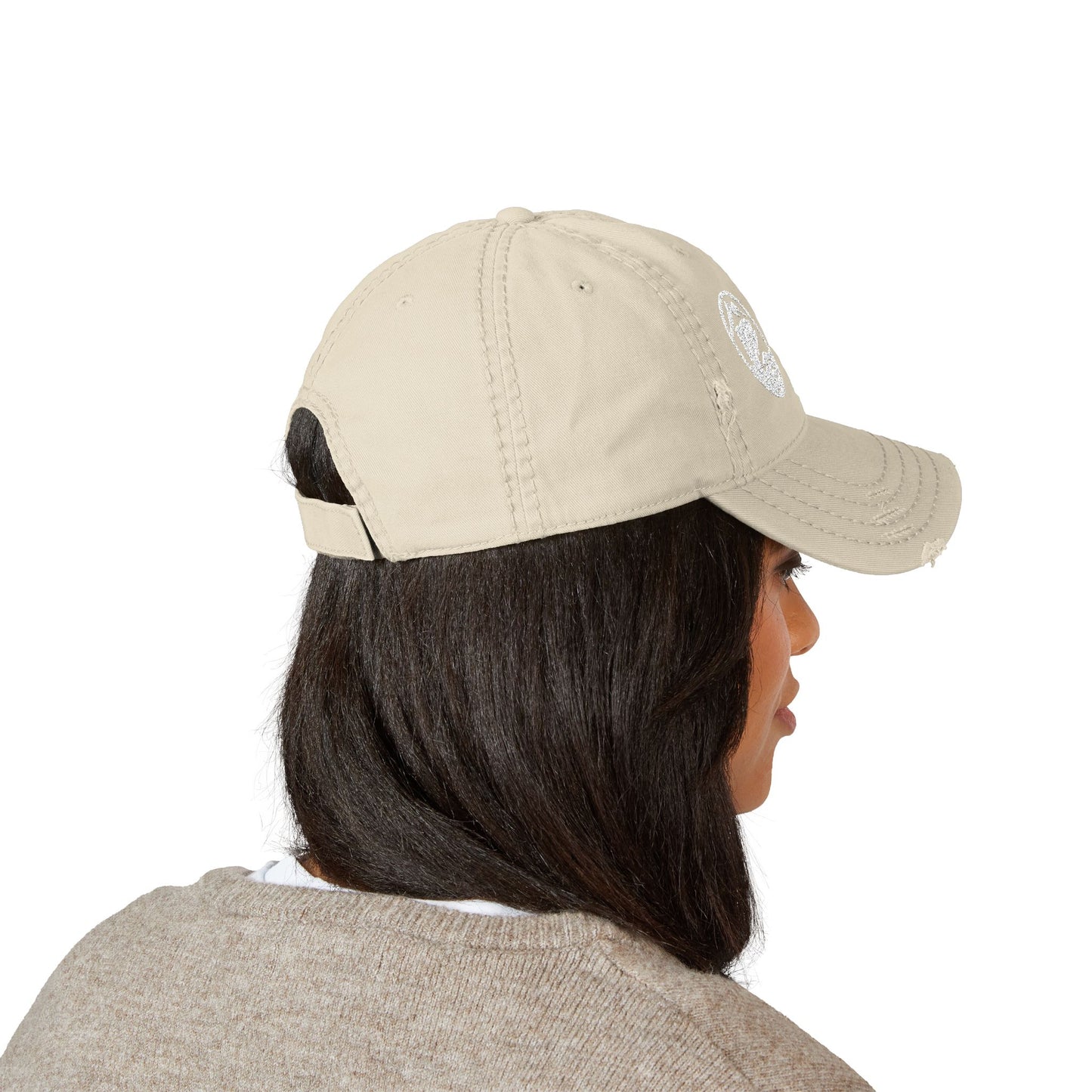 Copy of Trouty Water Distressed Dad Hat - Fishing Lifestyle Cap