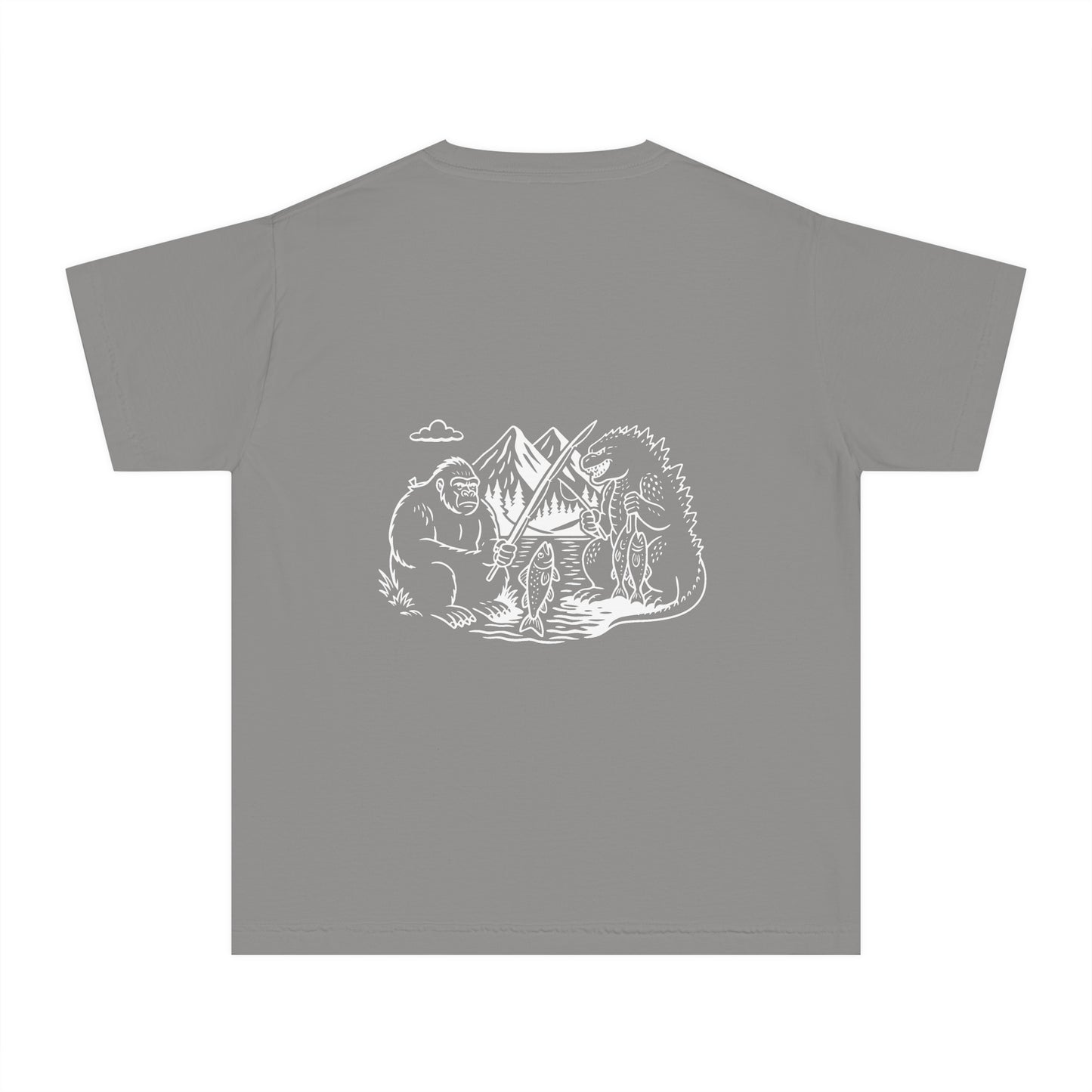 Adventure-Inspired Youth Midweight Tee, Camping Shirt, Outdoor Fun Tee, Kids Hiking Apparel, Nature Outing Top, Travel Shirt