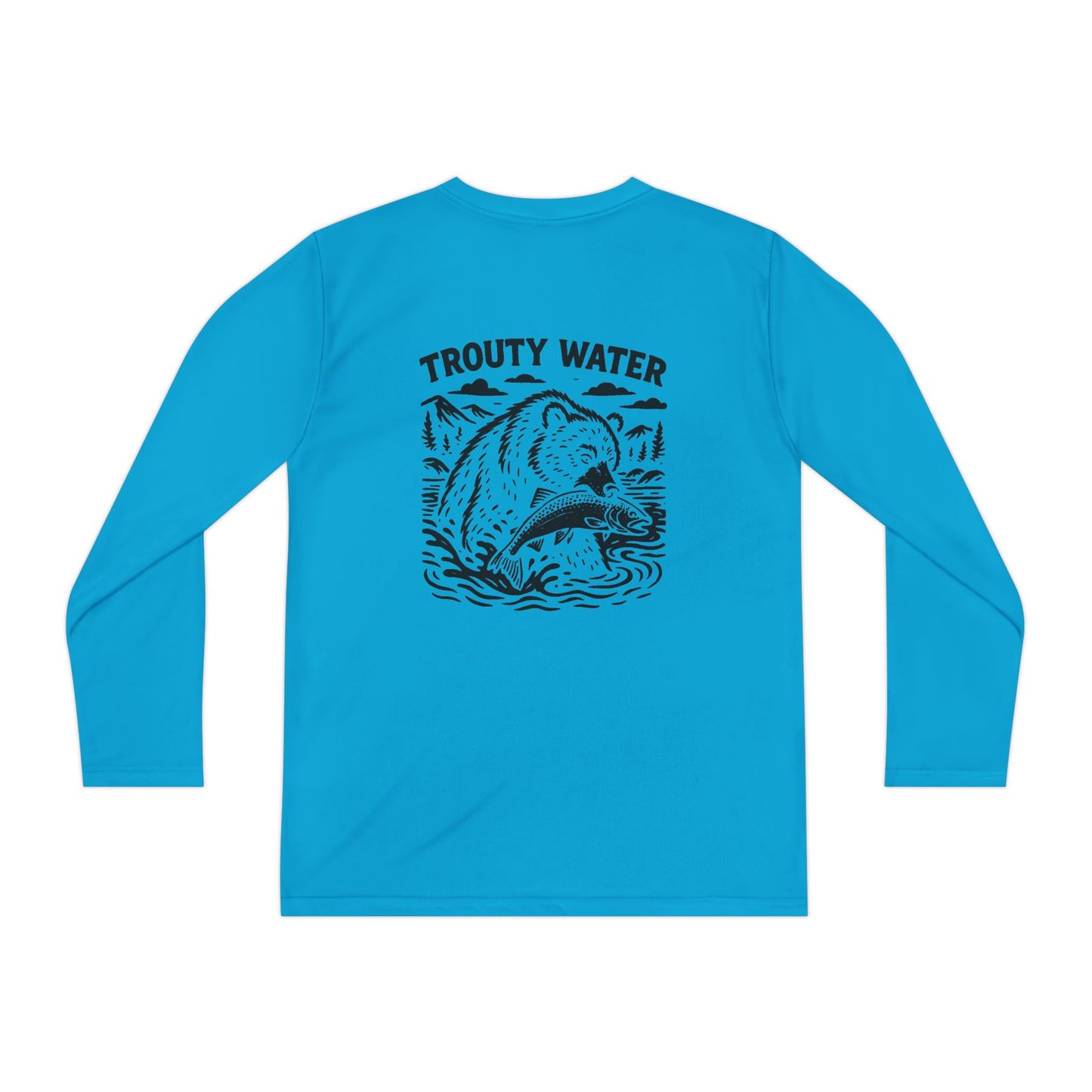 Trouty Water Bear - Youth Long Sleeve Tee