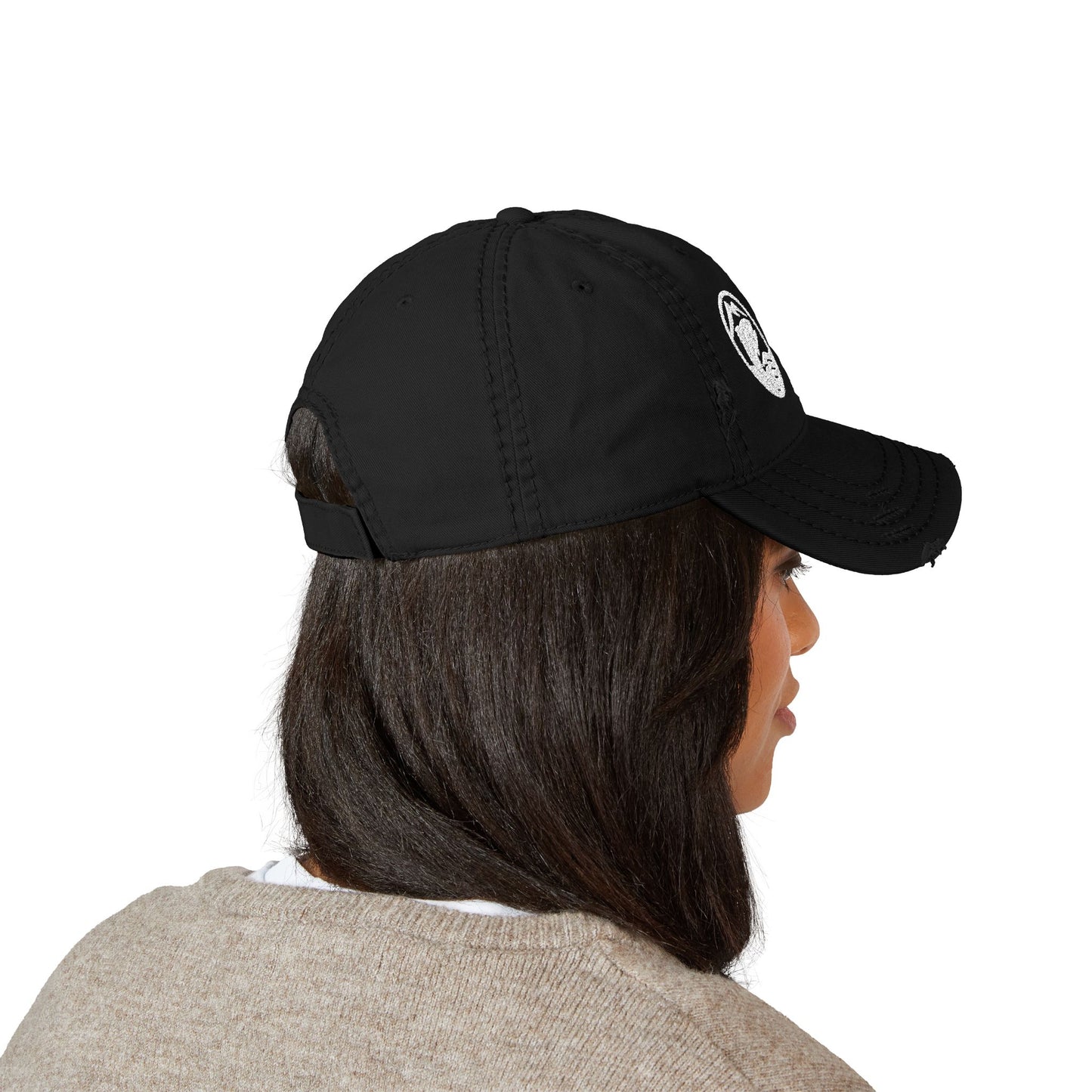 Copy of Trouty Water Distressed Dad Hat - Fishing Lifestyle Cap
