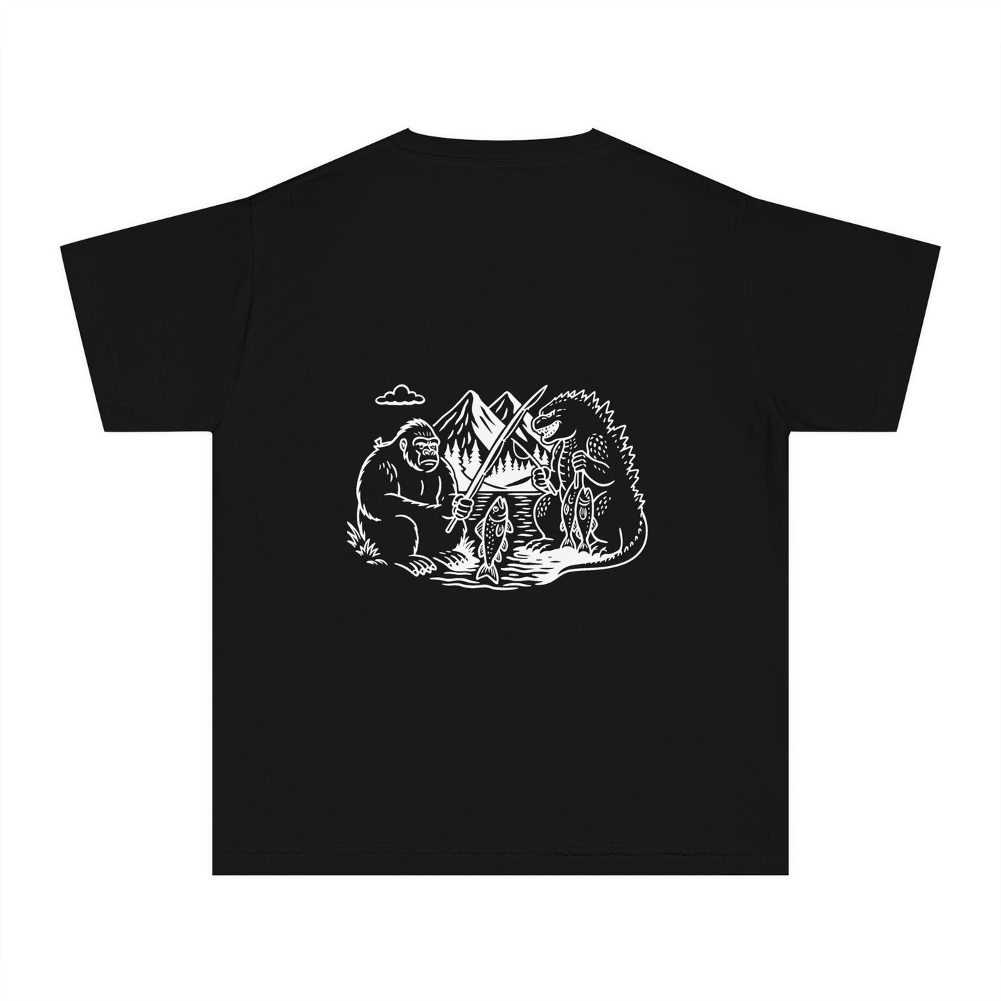 Adventure-Inspired Youth Midweight Tee, Camping Shirt, Outdoor Fun Tee, Kids Hiking Apparel, Nature Outing Top, Travel Shirt